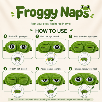 Froggy Naps Sleep Mask